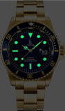 Armbanduhr Herren Damen Kalender Goldene Farbe Armband Unisexuhr #ÖZENSAAT