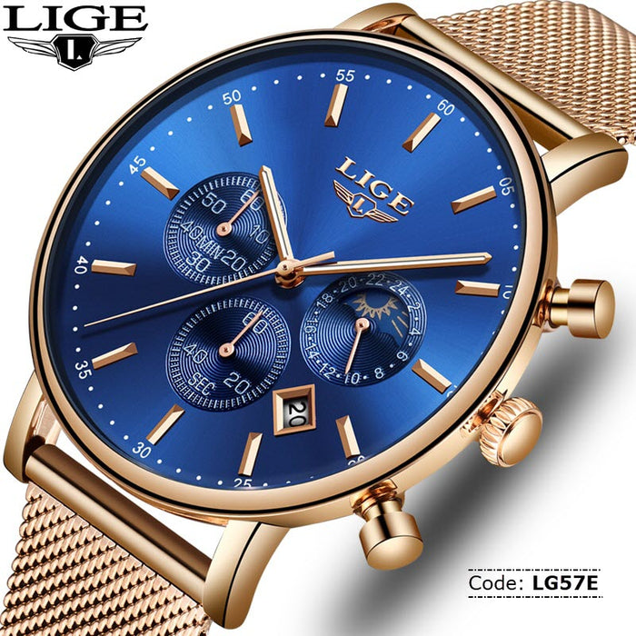 Herrenuhr Chronograph Armbanduhr ÖZENSAAT