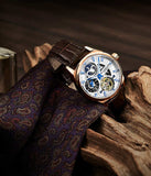 STUHRLING Special Reserve Automatic Roségold Skeleton ÖZENSAAT