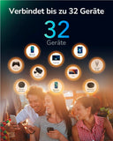 4G LTE Router SIM Card, N300 WLAN Router, 300 Mbps WiFi, SIM Card Slot for Any Operator FDD and TDD, DDNS, PPTP/L2TP VPN, LT400