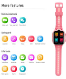 Smartwatch für Kinder, GPS Positionierung, Videoanrufe, Touchscreen, iOS Android, Rosa #ÖZENSAAT