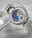 Stuhrling 988B Automatikuhr 46 mm, Skelett-Zifferblatt, Mondphasenanzeige ÖZENSAAT