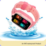 Smartwatch für Kinder, GPS Positionierung, Videoanrufe, Touchscreen, iOS Android, Rosa #ÖZENSAAT