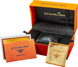 Stuhrling Original Automatic Skelettuhr Watch 46mm Herrenuhr #ÖZENSAAT