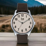 Ice Watch ICE TIME Dark brown Large Herrenuhr Lederband braun #ÖZENSAAT