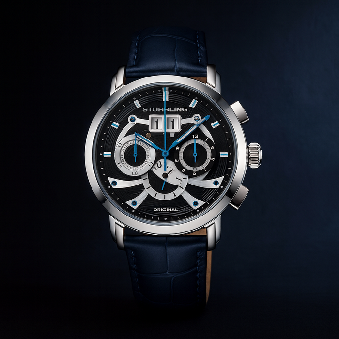 Stuhrling Andover Chronograph Quartz 47mm Herrenuhr ÖZENSAAT