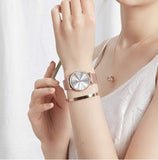 Unisexuhr Elegant Quarz Analog Wasserdicht Mode Minimalistisch Mesh Edelstahl Herren Damen Uhr #ÖZENSAAT