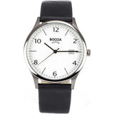 Boccia 3585-01 Thin Quartz Dress Watch with 40mm Titanium Case and Leather Strap ÖZEN SAAT