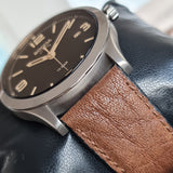 Boccia 3583-01-Men's Watch Analogue Quartz Leather Strap-Brown, ÖZEN SAAT