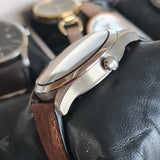 Boccia 3583-01-Men's Watch Analogue Quartz Leather Strap-Brown, ÖZEN SAAT
