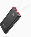 Powerbank 20000mAh Pilot X7 USB C PD 18W Externer Akku Schnelles Aufladen Power Bank Tragbares Ladegerät für Handy