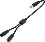 Y-Splitter-Adapterkabel, 14 AWG DC, 8 mm, eine Buchse auf Zwei Stecker, Netzkabel für tragbare Kraftwerke, Solarpanel, Solar-Powerbank usw. (2 FT) ÖZENSAAT