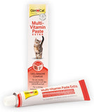 GimCat Multi-Vitamin Paste Extra - Katzensnack mit Fischöl für ein starkes Immunsystem und den Zellstoffwechsel - 1 Tube (1 x 200 g)