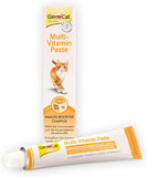 GimCat Multi-Vitamin Paste Extra - Katzensnack mit Fischöl für ein starkes Immunsystem und den Zellstoffwechsel - 1 Tube (1 x 200 g)