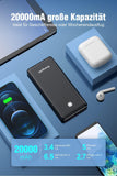 Powerbank 20000mAh Pilot X7 USB C PD 18W Externer Akku Schnelles Aufladen Power Bank Tragbares Ladegerät für Handy