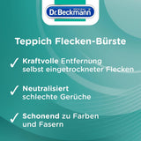 Dr. Beckmann Teppich Flecken-Bürste | Teppichreiniger zur Entfernung selbst hartnäckiger Flecken und Gerüche | inkl. Bürstenapplikator | 650 ml