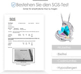 Kette Damen Rosegold Herz Halskette für Frauen Schmuck mit Elegante Geschenkverpackung Geschenk für Sie Frau Freundin Mama Valentinstag/Party/Muttertag/Jubiläum/Geburtstag/Weihnachten