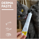 GimCat EXPERT LINE Derma Paste - Funktionaler Katzensnack unterstützt verbessertes Hautbild und fördert gesundes Fell - 1 Tube (1 x 50 g)