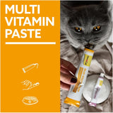 GimCat Multi-Vitamin Paste - Gesunder Katzensnack aktiviert Abwehrkräfte und stärkt das Immunsystem - 1 Tube (1 x 200 g)