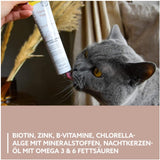 GimCat EXPERT LINE Derma Paste - Funktionaler Katzensnack unterstützt verbessertes Hautbild und fördert gesundes Fell - 1 Tube (1 x 50 g)