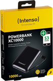 Intenso Powerbank XC10000, externes Ladegerät, integriertes USB Type C Ladekabel (10000mAh, geeignet für Smartphone/Tablet PC/MP3 Player/Digitalkamera)  ÖZENSAAT