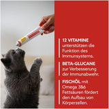 GimCat Multi-Vitamin Paste Extra - Katzensnack mit Fischöl für ein starkes Immunsystem und den Zellstoffwechsel - 1 Tube (1 x 100 g)