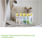 GimCat Gras Bits - Getreidefreier und vitaminreicher Katzensnack mit echtem Gras - 8er Pack (8 x 40 g)