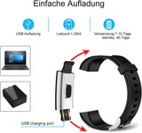 Fitness Armband Schrittzähler, Fitness Tracker mit Herzfrequenzmesser Blutdruckmessung Pulsuhr Kalorienzähler, IP68 Wasserdichter Smartwatch , Uhr Sportuhr Aktivitätstracker