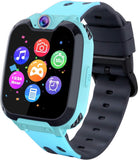 Kinder Smartwatch, Telefon Uhr mit Musik-Player, Video, Wecker, 16-Spiele, Aufkleber Kamera, Kids Smart Watch SOS, Kinderuhr Geschenk passend für Jungen und Mädchen im Alter von 4-14 Blau