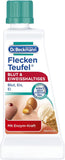 Dr. Beckmann Fleckenteufel Fetthaltiges & Saucen | Spezialfleckentferner gegen Fettflecken, Schokoladen-Flecken, u.v.m. | 50 ml