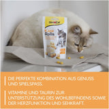 GimCat Käse Rollis - Getreidefreier und vitaminreicher Katzensnack mit echtem Hartkäse - 6er Pack (6 x 140 g)