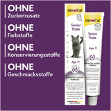 GimCat EXPERT LINE Senior Paste - Funktionaler Katzensnack unterstützt gesunde Alterung von Katzen ab 7 Jahren - 1 Tube (1 x 50 g)