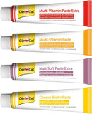 GimCat Multi-Vitamin Paste Extra - Katzensnack mit Fischöl für ein starkes Immunsystem und den Zellstoffwechsel - 1 Tube (1 x 200 g)