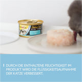 GimCat ShinyCat Kitten in Jelly Thunfisch - Nassfutter mit Fisch und Taurin für junge Kätzchen - 24 Dosen (24 x 70 g)