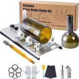 Glasschneider für Flaschen Edelstahl Flaschenschneider 5 Verstellbares Rad Glasschneider Bottle Cutter Kit zur DIY Flaschen Pflanzmaschinen Kronleuchter aus Glas Kerzenständer