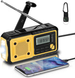 AOKBON Solar Radio Tragbare Radios Kurbelradio Dynamo Radio Wiederaufladbar Notfallradio Mit Powerbank LED Taschenlampe SOS Alarm Für Ourdoor Notfall