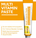 GimCat Multi-Vitamin Paste Extra - Katzensnack mit Fischöl für ein starkes Immunsystem und den Zellstoffwechsel - 1 Tube (1 x 200 g)