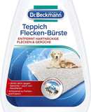 Dr. Beckmann Teppich Flecken-Bürste (3x 650 ml) | Teppichreiniger zur Entfernung selbst hartnäckiger Flecken und Gerüche | inkl. Bürstenapplikator