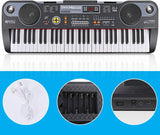 Digital Piano Klavier Elektronisch Keyboard 61-Tasten Tragbare Digitale Klaviertastatur, Kinder pädagogische Musik Lernen