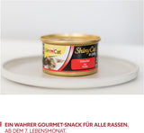GimCat ShinyCat in Jelly Hühnchen - Nassfutter mit Fleisch und Taurin für Katzen - 24 Dosen (24 x 70 g)
