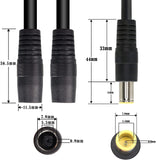 Y-Splitter-Adapterkabel, 14 AWG DC, 8 mm, eine Buchse auf Zwei Stecker, Netzkabel für tragbare Kraftwerke, Solarpanel, Solar-Powerbank usw. (2 FT) ÖZENSAAT