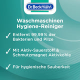 Dr. Beckmann Waschmaschinen Hygiene-Reiniger | Maschinenreiniger mit Aktivkohle | Entfernt unangenehme Gerüche | 250 g