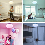 Smart LED Deckenleuchte, 20W 1500LM RGB+CW 2700-6500K Farbambiente, APP or Sprachsteuerungs Deckenleuchte, kompatibel mit Alexa und Google Home, für Schlafzimmer, Wohnzimmer oder Badezimmer