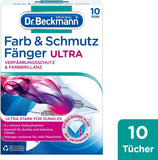 Dr. Beckmann Farb & Schmutzfänger Ultra | langanhaltender Farbschutz für dunkle Wäsche und intensive Farben