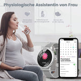 Smartwatch Damen, Fitness Tracker IP67 Wasserdicht, Fitnessuhr mit Aktivitätstracker Pulsuhr Stoppuhr Schlafmonitor Schrittzähler Uhr, Smartwatch für Android iOS