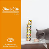 GimCat ShinyCat in Jelly Thunfisch mit Hühnchen - Nassfutter mit Fisch und Taurin für Katzen - 24 Dosen (24 x 70 g)