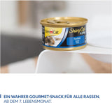 GimCat ShinyCat in Jelly Thunfisch - Nassfutter mit Fisch und Taurin für Katzen - 24 Dosen (24 x 70 g)