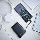 Intenso Powerbank XC10000, externes Ladegerät, integriertes USB Type C Ladekabel (10000mAh, geeignet für Smartphone/Tablet PC/MP3 Player/Digitalkamera)  ÖZENSAAT