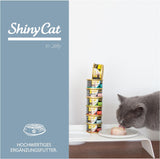 GimCat ShinyCat in Jelly Thunfisch mit Garnelen - Nassfutter mit Fisch und Taurin für Katzen - 24 Dosen (24 x 70 g)