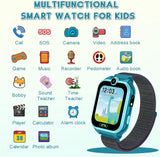 Smartwatch Kinder - 1.68'' Uhr Telefon für Mädchen Jungen mit Anruf, SOS, 18 Spiele, Musik, Kamera, Wecker, Taschenlampe, Kinderuhr Telefonieren Smart Watch Kids Geschenk